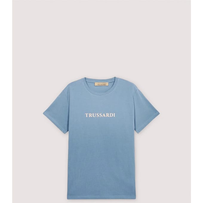 t-shirt man blauw