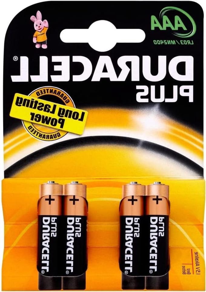 Duracell Battery Alkaline Plus Micro VE = 4 pieces