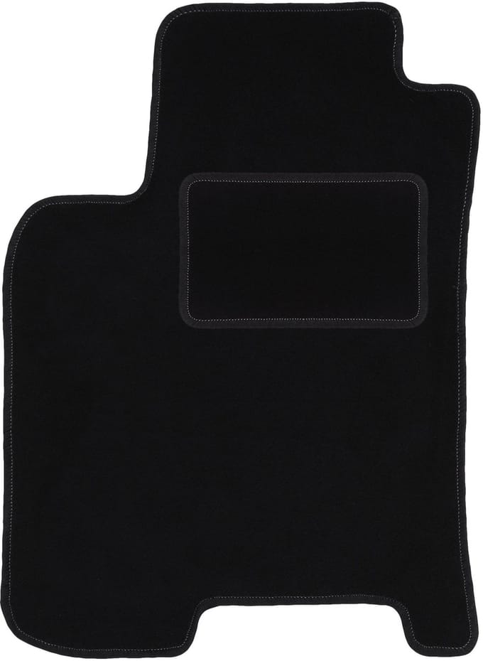 Chauffeursmat zwart voor: Daewoo Lanos sedan, hatchback (1997-2004)
