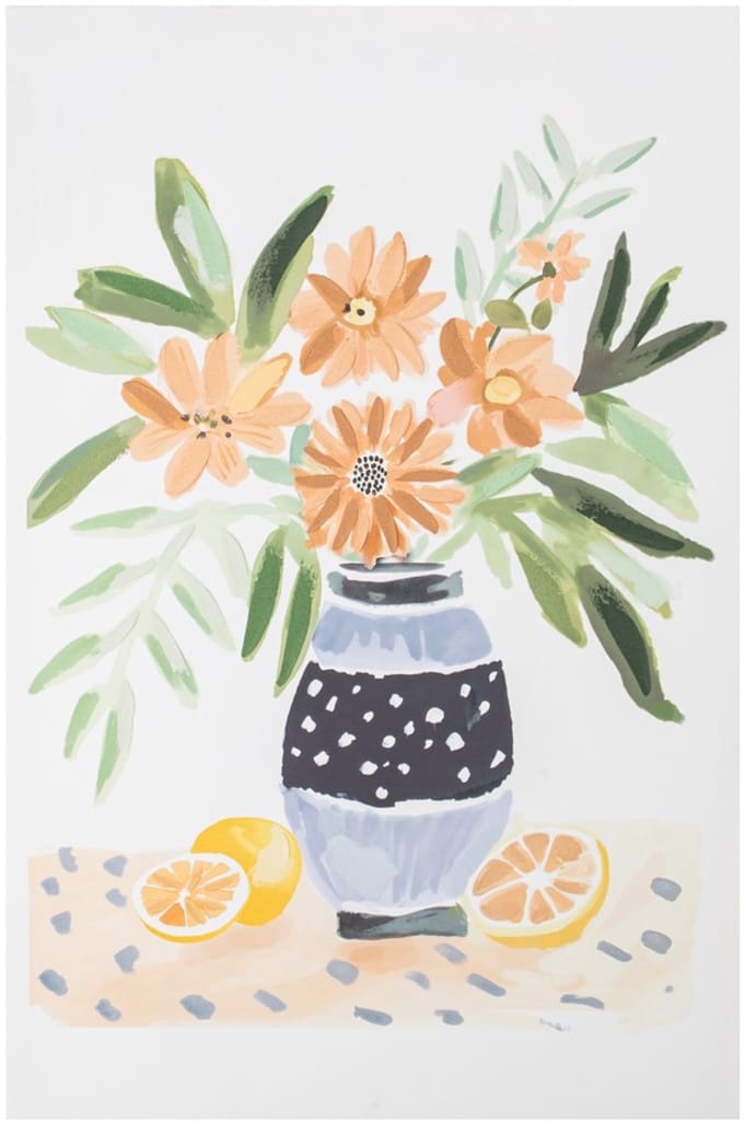 Schilderij handgeschilderd stilleven pastel