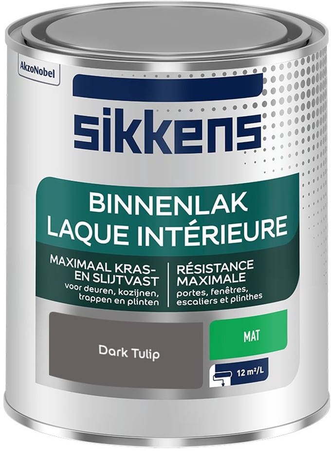 Sikkens - Binnenlak Mat - Dark Tulip - Mengverf - 750 Ml
