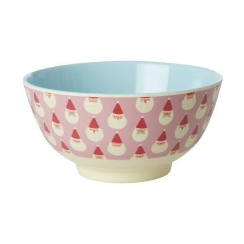 Rice kerst melamine kom medium baby santa