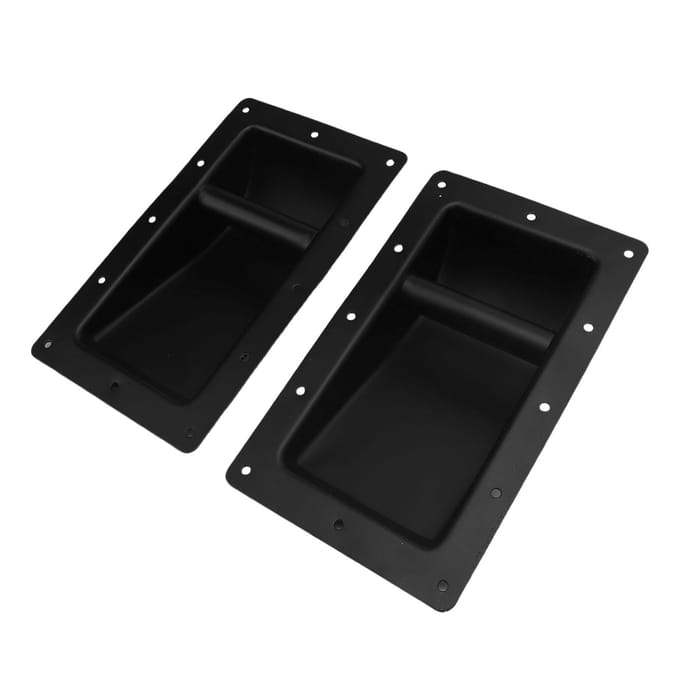 2 STUKS Metalen Luidsprekerhandgreep Vervanging Geluid Luidsprekers Trekhandgrepen Luidspreker Draaggreep voor black