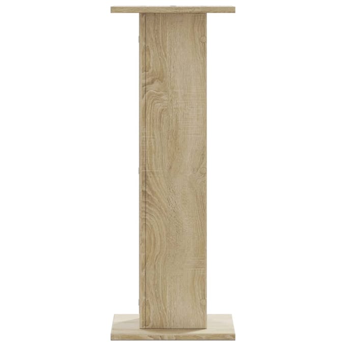 vidaXL - Speakerstandaards - 2 - st - 30x30x80 - cm - bewerkt - hout - sonoma - eiken