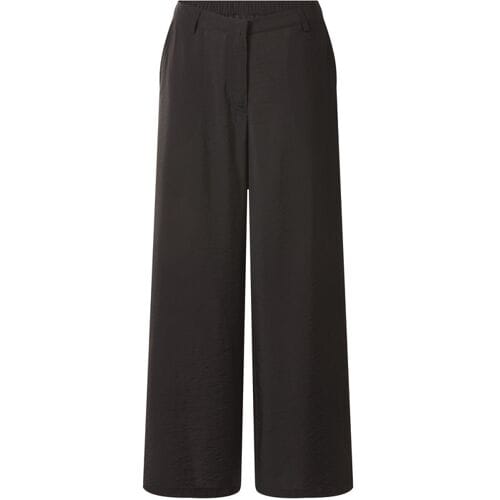 ESMARA Dames wide leg broek (Zwart, S (36/38))