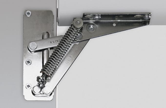 Klepbeslag - Vernikkeld - Staal - Hettich - Hettich Kleplift 80-220N, 75°