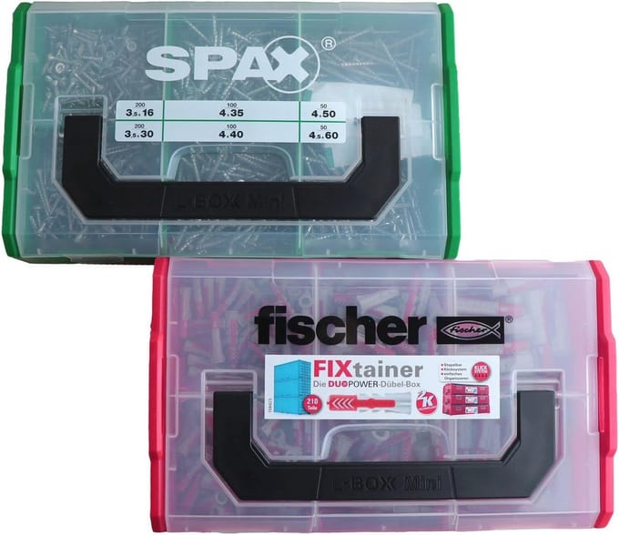 Pluggen- en Schroevenset 913 Delen - DuoPower en Spax