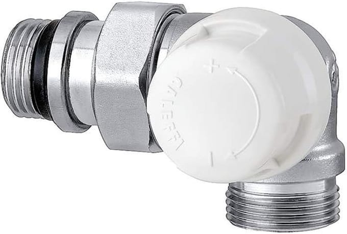 Afsluitklep Dubbel Vierkant 1/2 inch Koper voor Leidingen