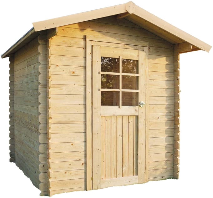 Solid Superia Essen Tuinhuis - Vuren - Onbehandeld - 198x198x218,4cm