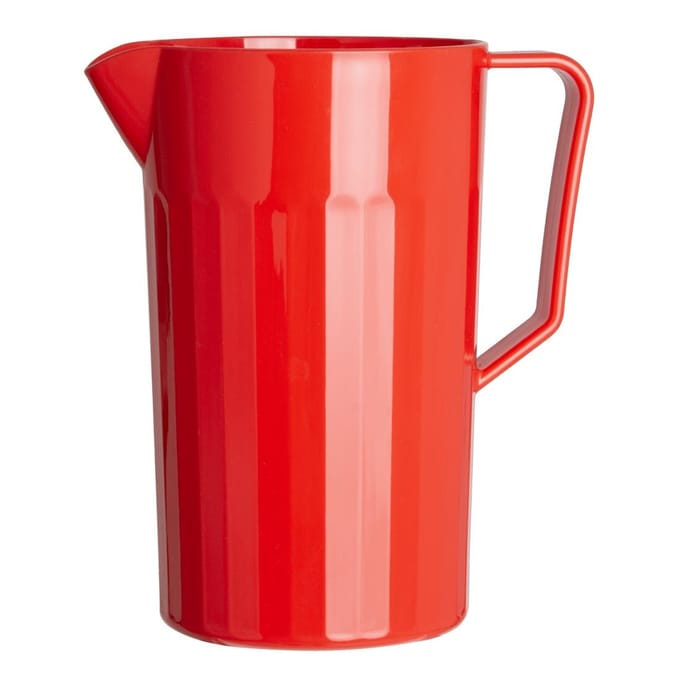 Olympia Kristallon polycarbonaat schenkkan rood