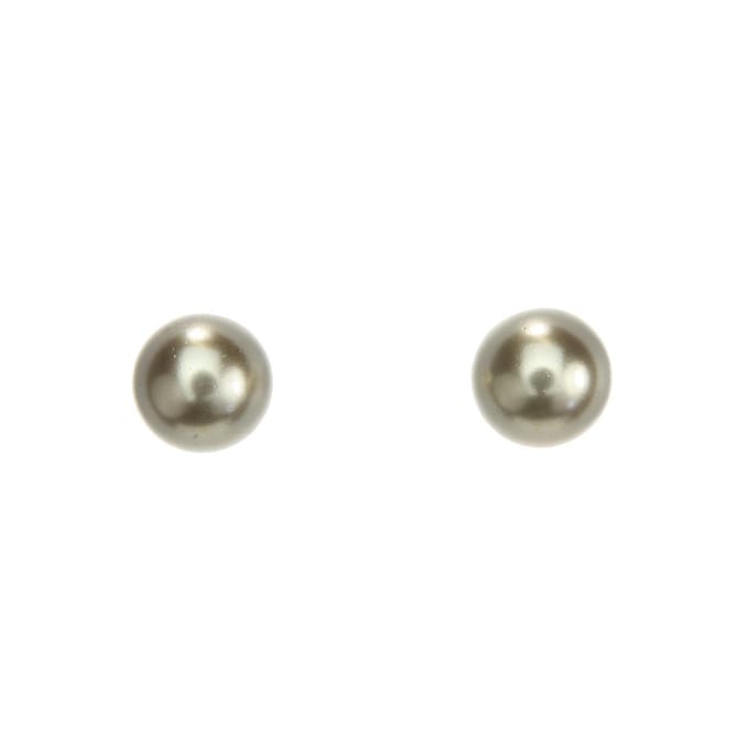 Behave - Oorknop parel - Zilverkleur