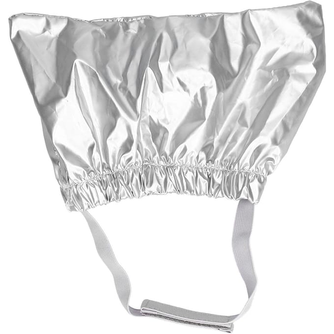 Kattenbadmuts Waterdicht Anti-oor Verstelbaar Ademend Polyester Huisdier Douchemuts voor HondenZilver M M zilver