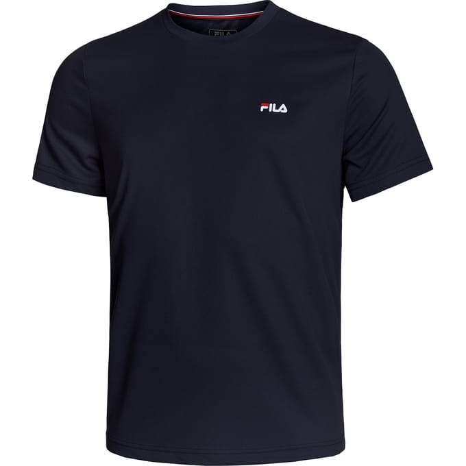 Fila Logo Small T-shirt Heren-Donkerblauw