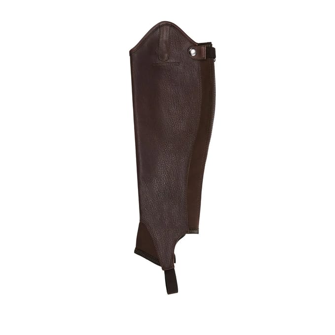 Mini-chaps van leer met silicone-inzetten Equestro