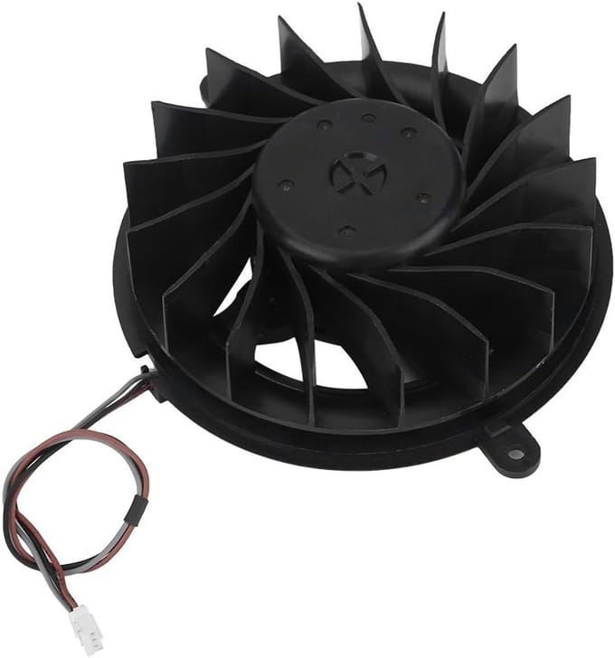 Krachtige interne koelventilator met 17 bladen voor optimale koeling van PlayStation 3 Slim console