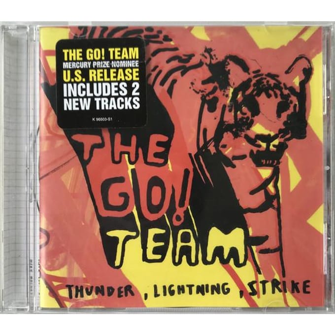 CD GO! TEAM - Thunder, Lightning, Strike CK96503 Columbia 2005 US Dance & Electronica Gebruikt brown