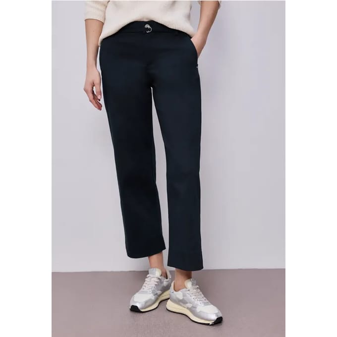 Straight Legs broek met riemdetail