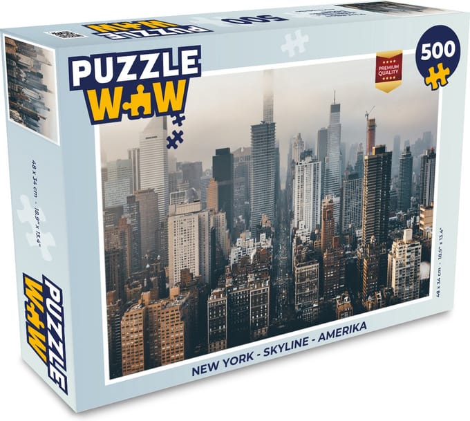 Puzzel New York - Skyline - Amerika - Legpuzzel - Puzzel 500 stukjes