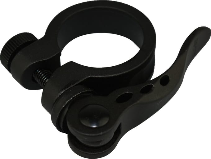 Vwp Zadelklempen Met Snelspanner 28,6 Mm Aluminium Mat Zwart
