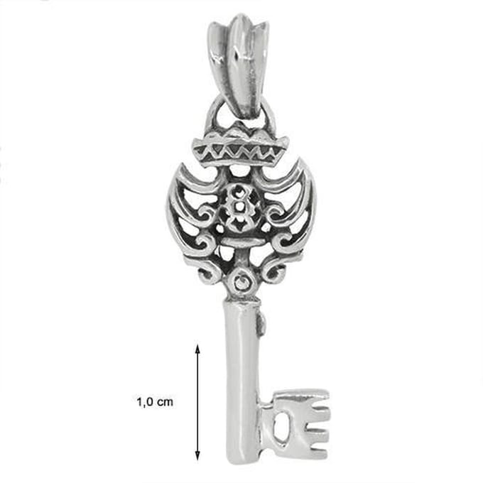 Blinx Jewels Zilveren Hanger Sleutel