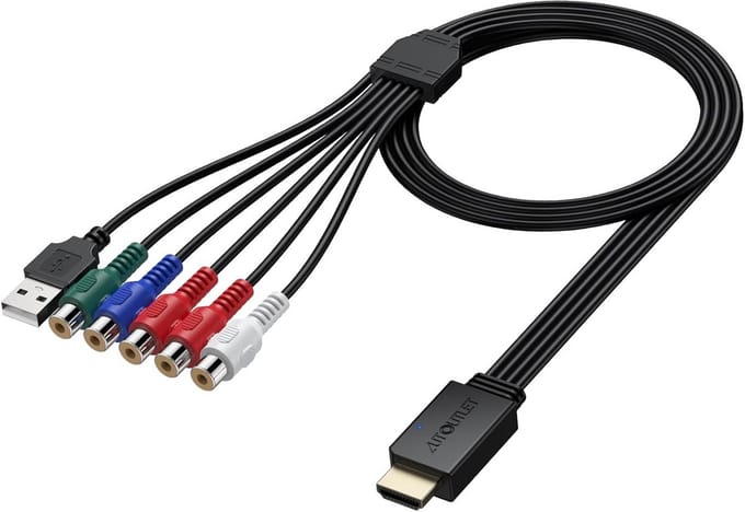 YPbPr Component naar HDMI Converter Kabel voor Video en Audio