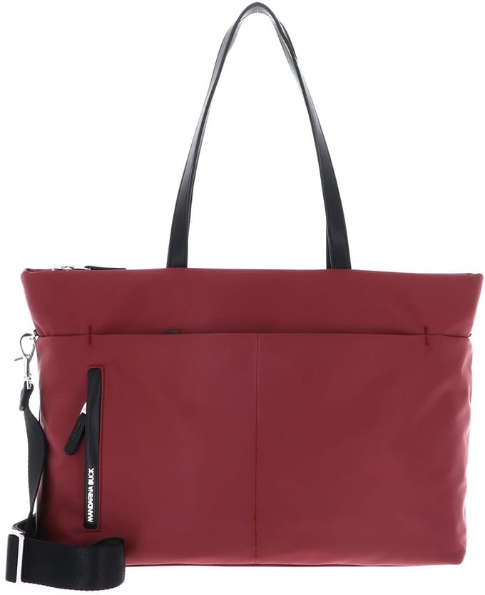 MANDARINA DUCK shopper schoudertas met laptopvak Hunter Shopper Grape donkerrood