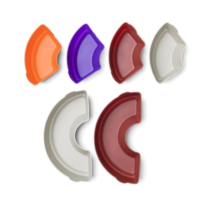 Omnia 6 Pack Silicone Moulds Classic 2L