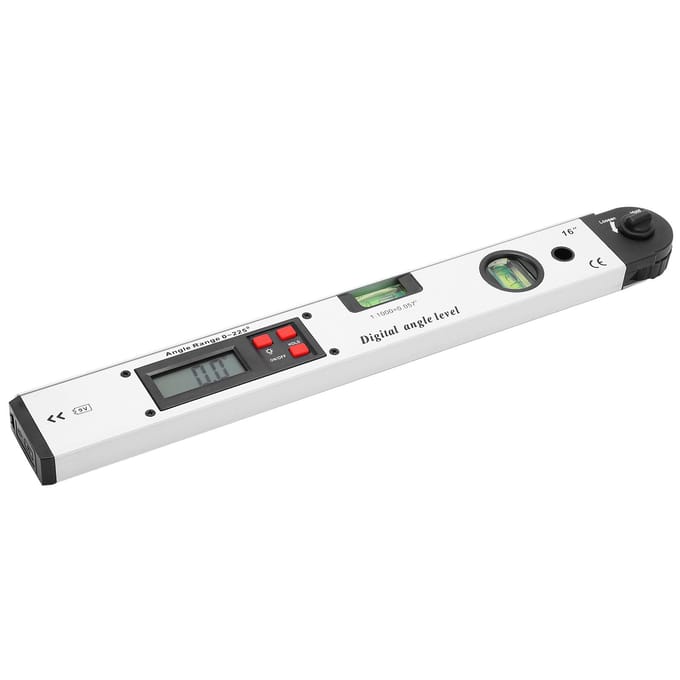 400mm Waterpas Opvouwbare Digitale Display Hoekliniaal Elektronisch Waterpas Digitale Hoekzoeker white