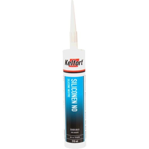 Kelfort siliconenkit NO Zilver-grijs 310ml