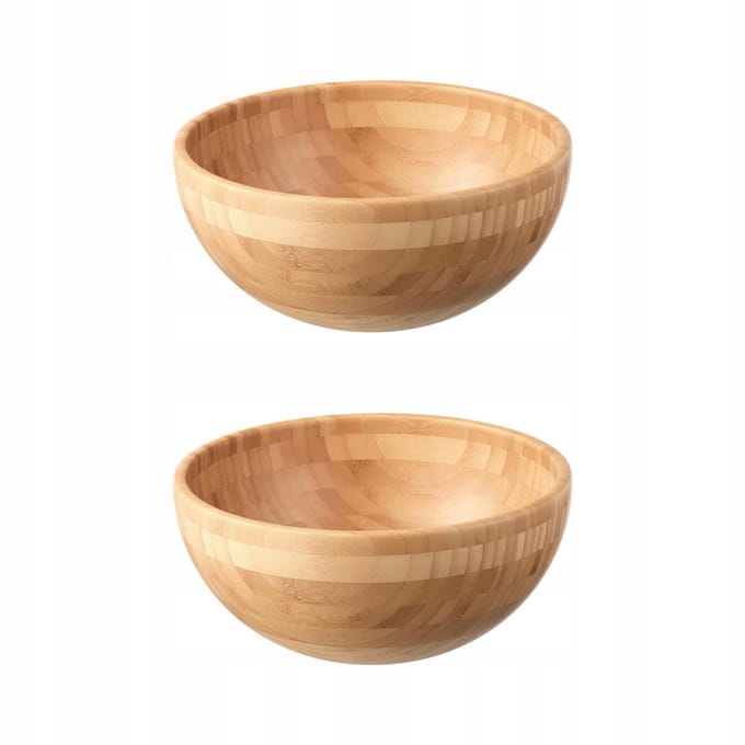 Merkloze Bamboe Kom - 28 cm Diameter, 4.5L Inhoud