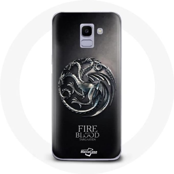 Case voor Samsung Galaxy A8 2018 Game Of Thrones Targaryen van vuur en bloed