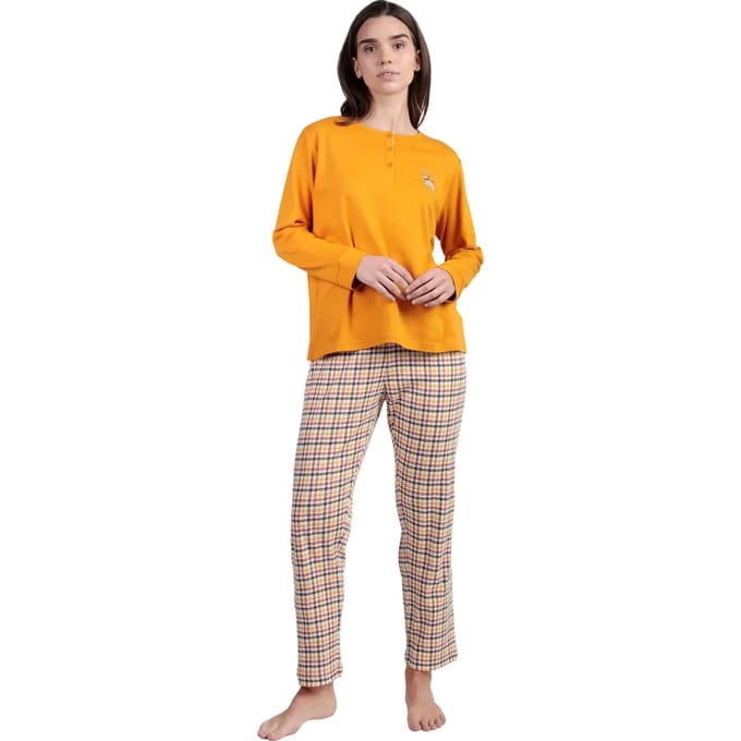 Setjes Admas Pyjama broek top polo lange mouwen LouLou Returns