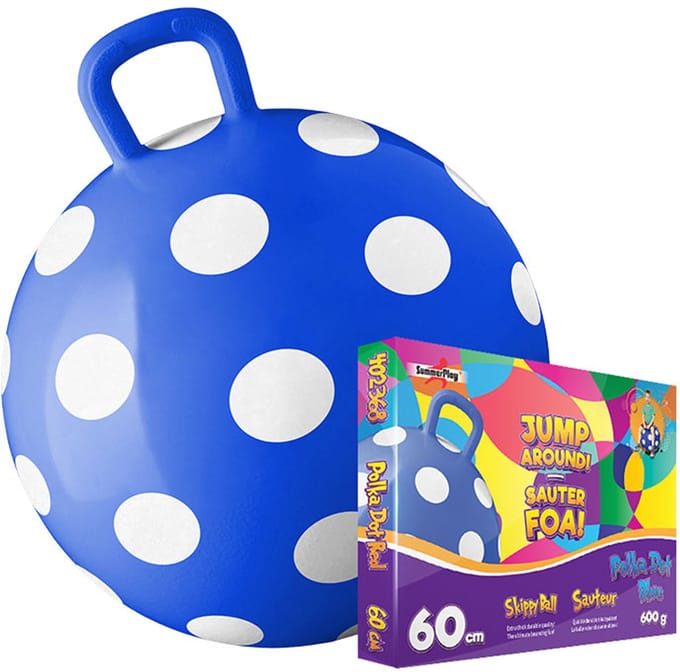 Skippybal polkadot blue 60 cm