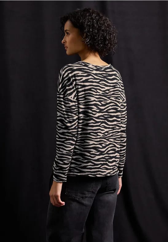 Zacht jacquard shirt