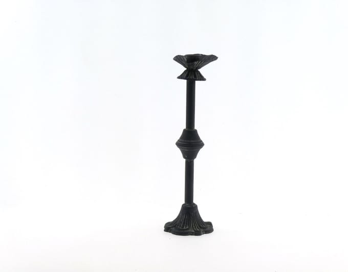 Kandelaren - Candleholder Metaal 9x32 Ant. Black