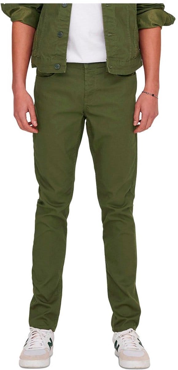 ONLY&SONS - ONSLOOM LIFE SLIM TWILL 4452 PANT - Heren - Broeken