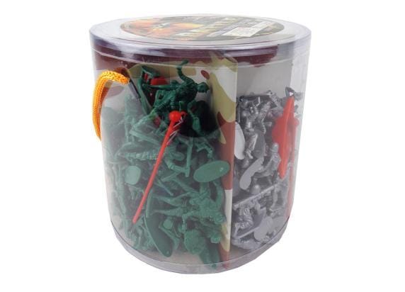 Emmer met 4 legers 200 soldaten & accessoires