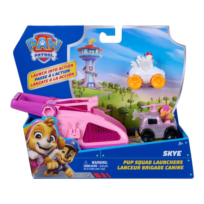 Spinmaster PAW Patrol Pup Squad Launchers - Skye Speelfiguren & personages