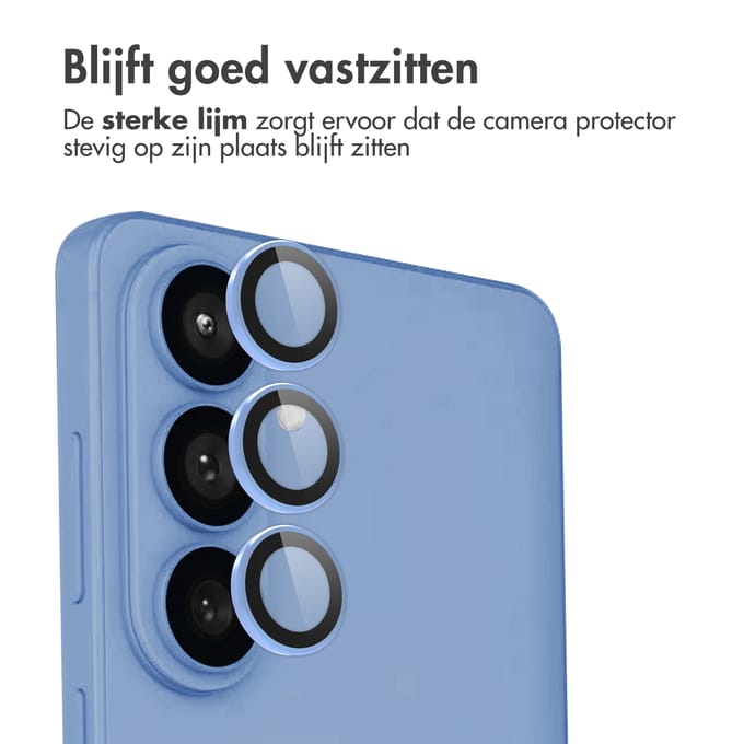 imoshion Camera Lens Protector - Geschikt voor Samsung Galaxy S26/Samsung Galaxy S26 Plus - 2 Pack - Blauw