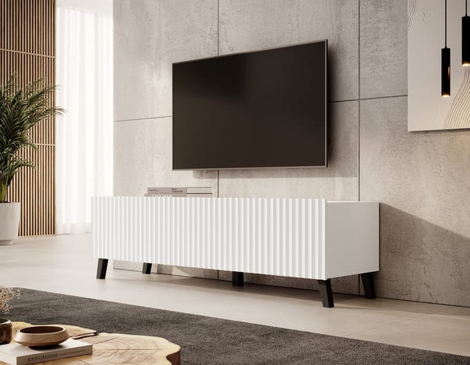 Meubella - TV-Meubel Pepinos 2 - Wit - 150 cm