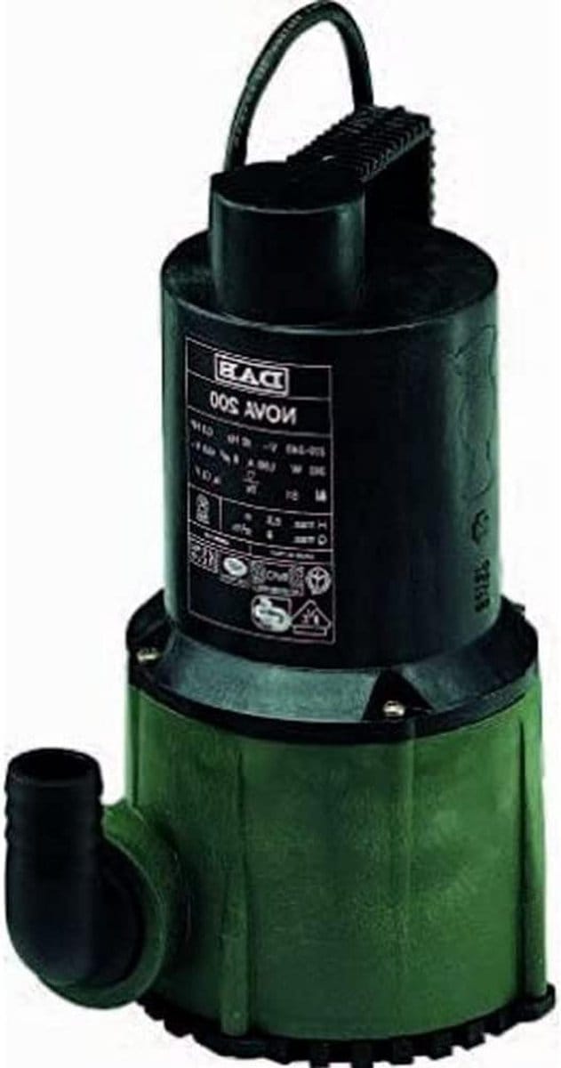 Dompelpomp - Waterpomp - Water Verplaatsen - Met Vlotter - 16 m3/u - Groen
