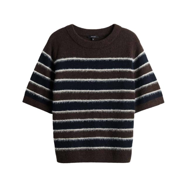 Loose fit pullover met met wol model 'Pimota Stripe'