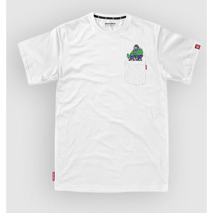 Loose Riders Dirtbag Tech Tee wit