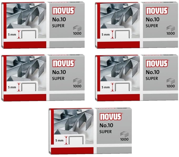 Nietjes Set van 3 (3000 Stuks) No.10 voor nietmachines