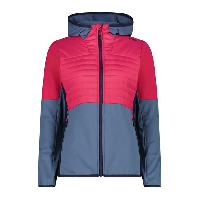 Hybride Stretch Performance hoodie dames CMP Unlimitech Feel Warm Flat