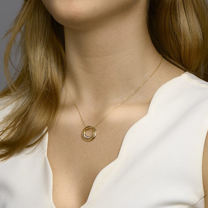 Hanger Rond Diamant 0.06ct H Si