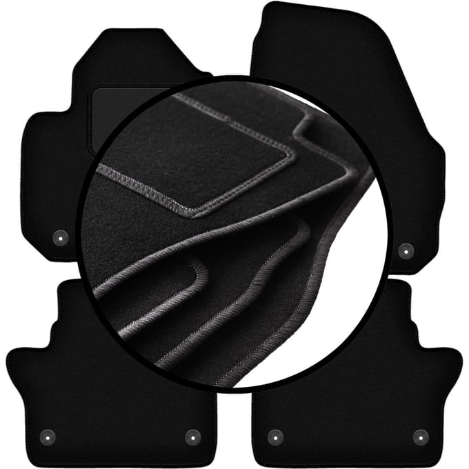 Complete set veloursmatten voor: Volvo S60 II Lang (2010-2018)