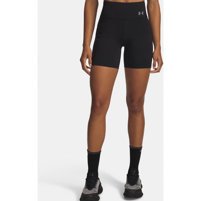 Under Armour Velociti 6in Fitted  Hardloopshorts Dames-zwart, zilver