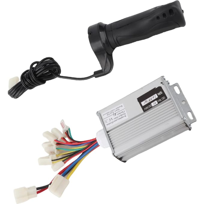 36V 1000W Controller met Gewone Lange Draad Gashendel Kit Elektrische Fiets Accessoire black