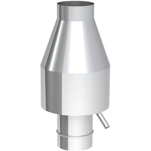 GGM Gastro Deflektorhaube - Ø 500 mm Zilver